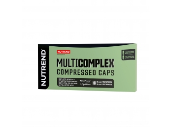 Nutrend MULTICOMPLEX COMPRESSED CAPS, obsahuje 60 kapslí